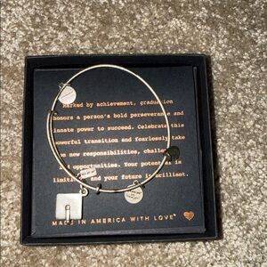 Graduation cap Alex and Ani Bangle Bracelet